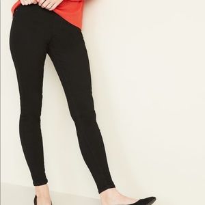 OLD NAVY Mid-Rise Black Rockstar Jeggings